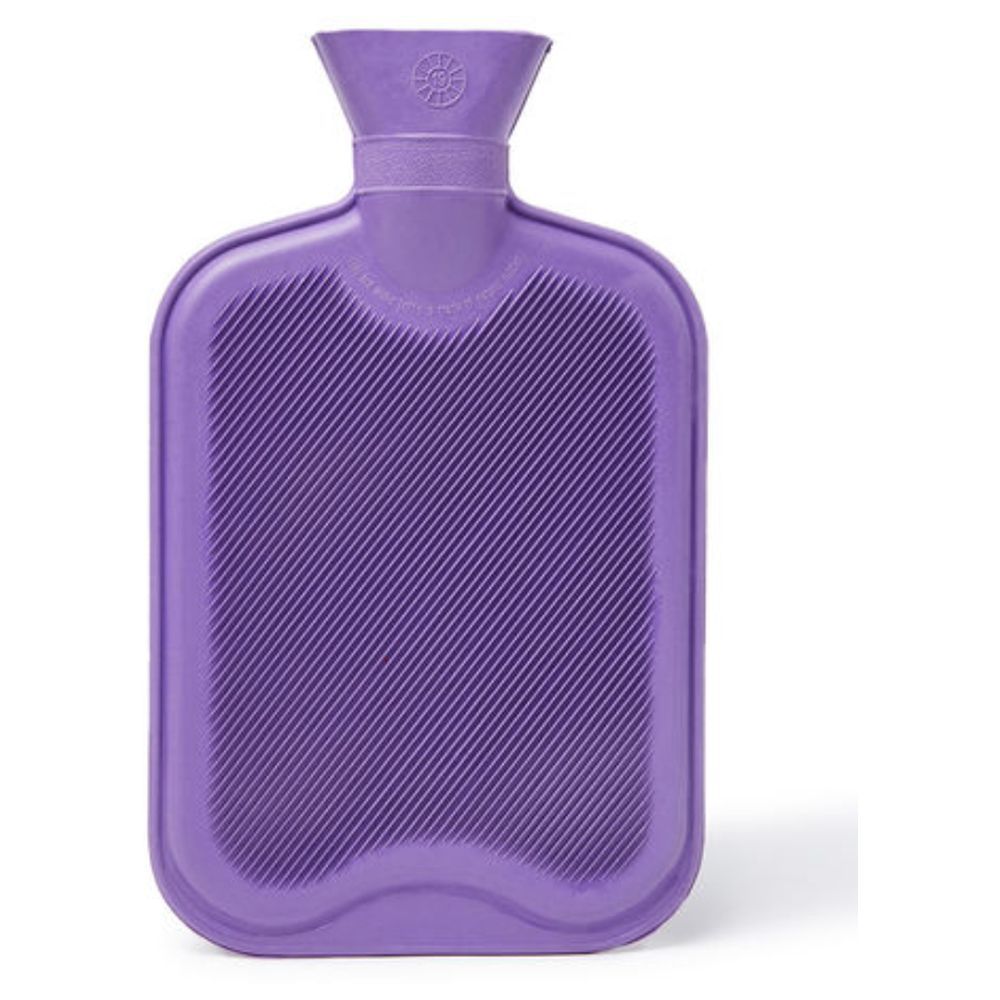 3W Healthcare - Hot Water Bottle - Plush Cover - 2L - Violet