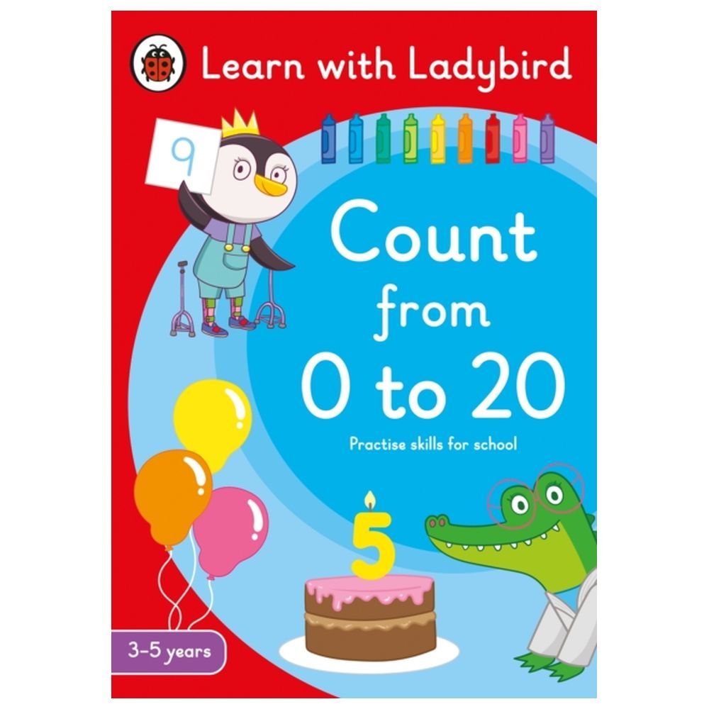 كتاب Count From 0 To 20 A Learn With Ladybird Activity Book 3 5 Years