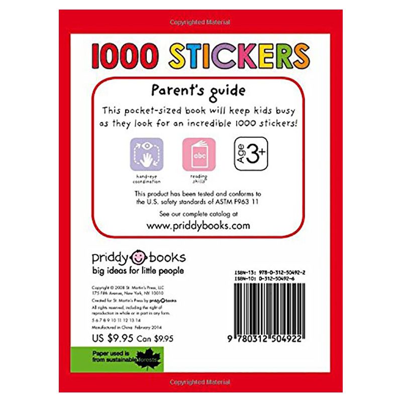 كتاب 1000 Stickers