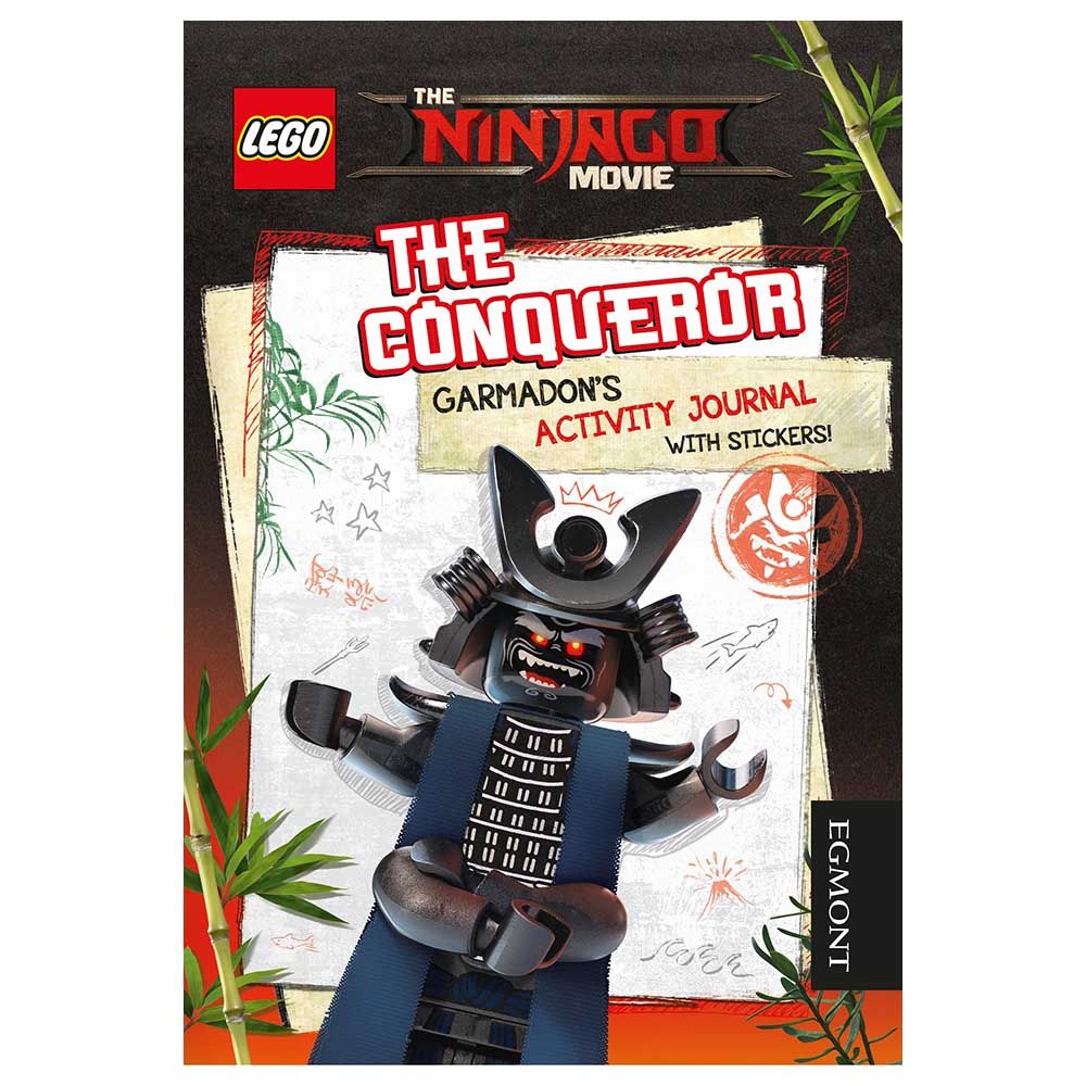 كتاب The Conqueror Garmadon مع ملصقات