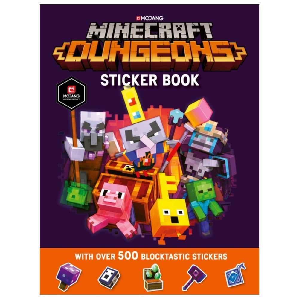 كتاب Minecraft Dungeons Sticker Book