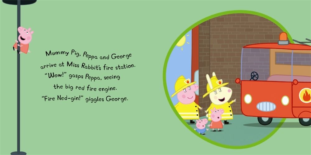 كتاب Peppa Pig The Fire Engine My First Storybook