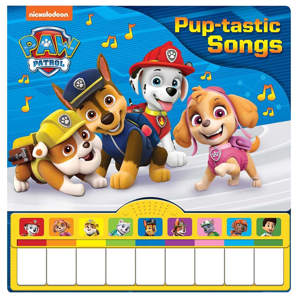 Paw Patrol Puptastic Songs Piano Book Mini Deluxe