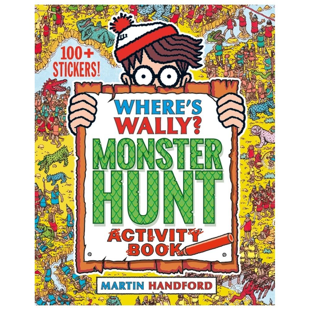 كتاب Where's Wally Monster Hunt Activity Book