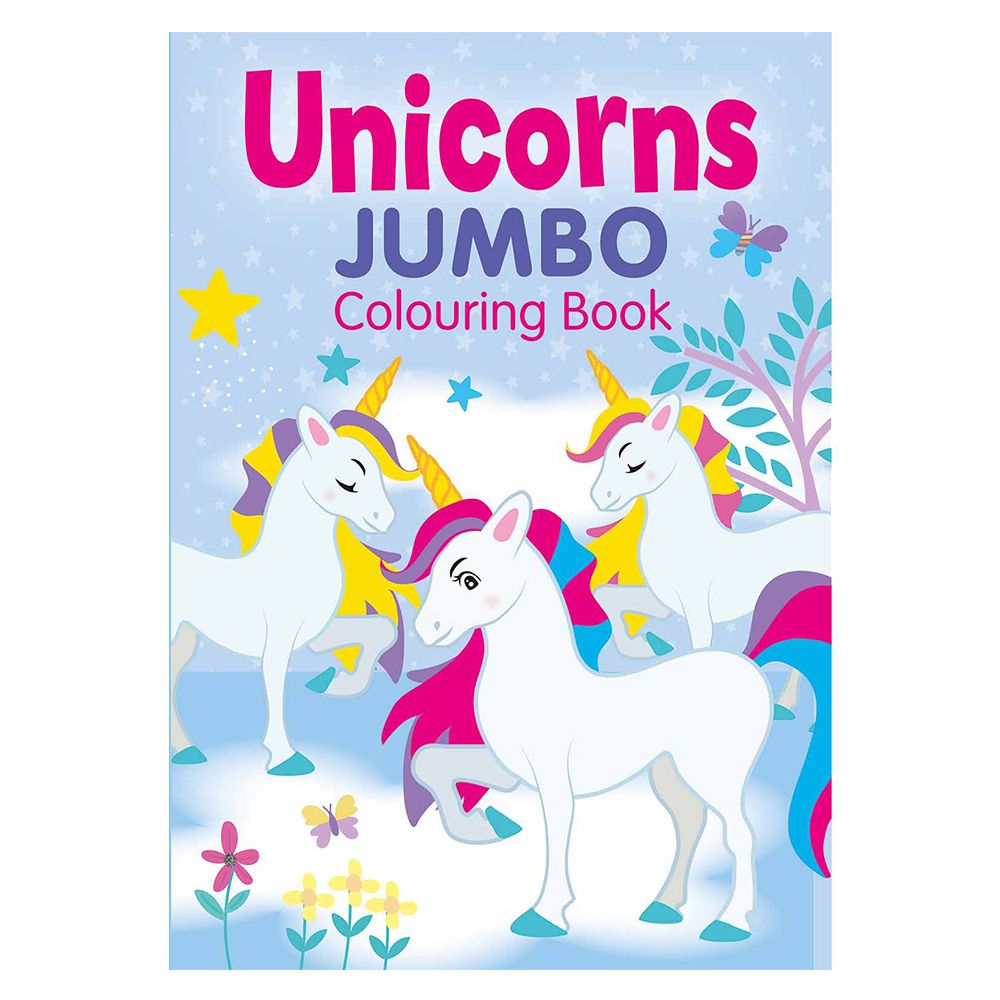 كتاب التلوين Unicorns Jumbo