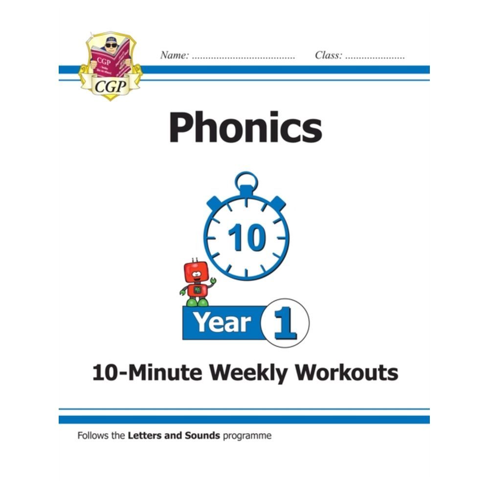 كتاب KS1 Year 1 English Phonics 10 Minute Weekly Workouts