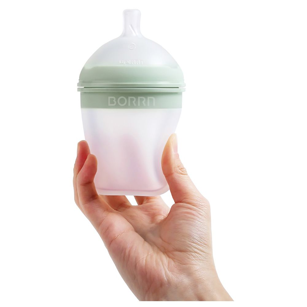 BORRN - Silicone BPA Free Non-Toxic Teat Slow Flow - Green