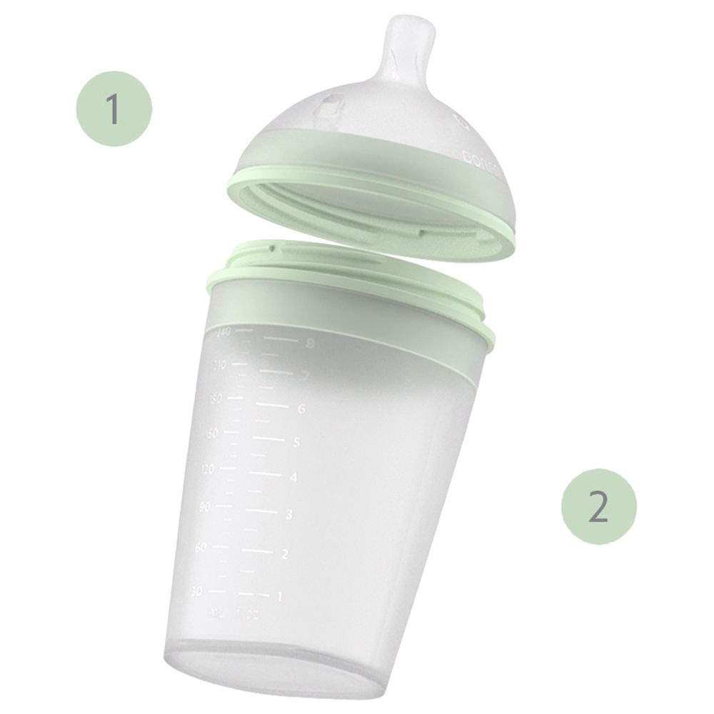 BORRN - Silicone BPA Free Non-Toxic Teat Slow Flow - Green