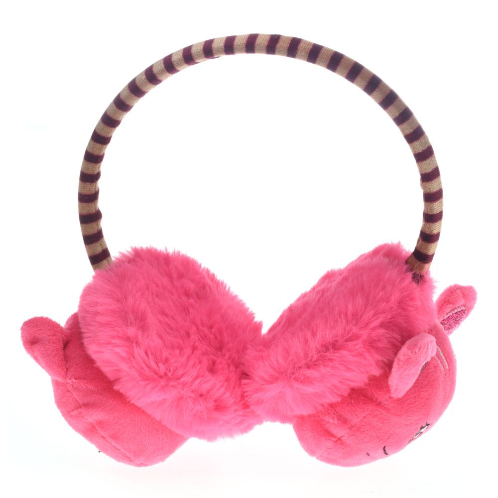 Uniq Kidz - Kids Girls Winter Ear Muff - Dark Pink