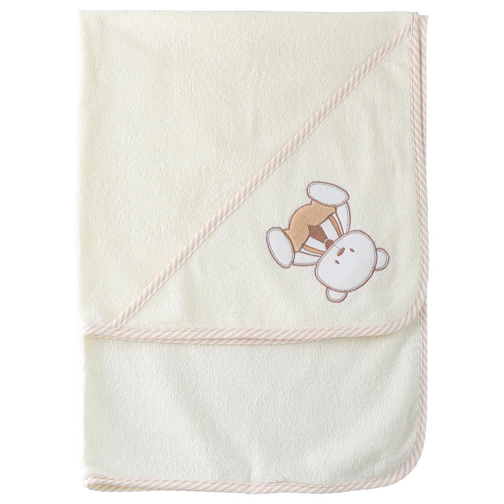 Tiny Hug - Baby Blanket With Hood - Pink