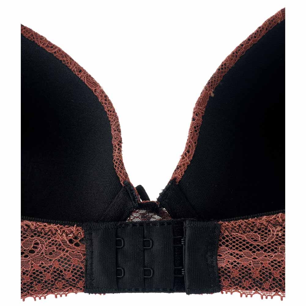 Lacy Dreams - Casual Lace Bra - Brown