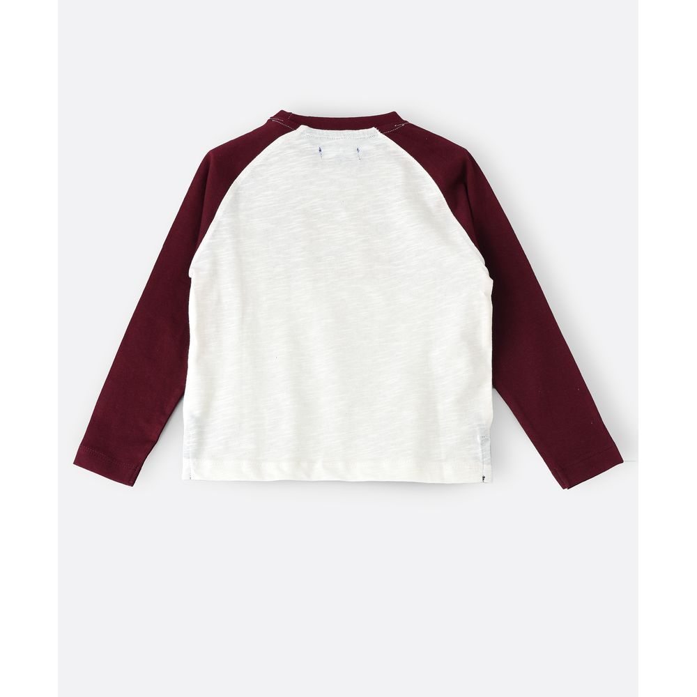 Jam - Knit Full Sleeve T-Shirt W/ Print At Front 