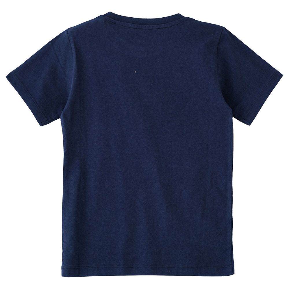 Jam - Boys Basic Round Neck Graphic T-Shirt - Dark Blue