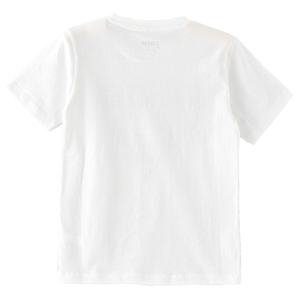 Jam - Boys Basic Round Neck Graphic T-Shirt - White