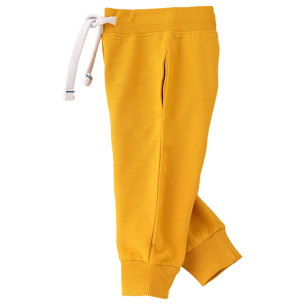 Jelliene - Girls Basic Knit Jogger - Mustard