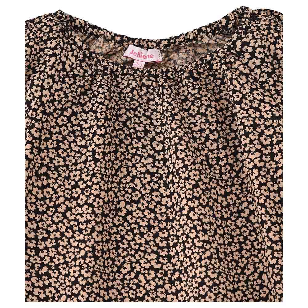 Jelliene - Girls AOP Woven Dress - Brown