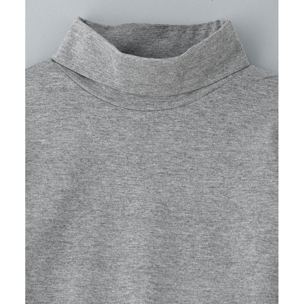 Jam - Kids Basic Solid Turtle Neck T-Shirt - Grey