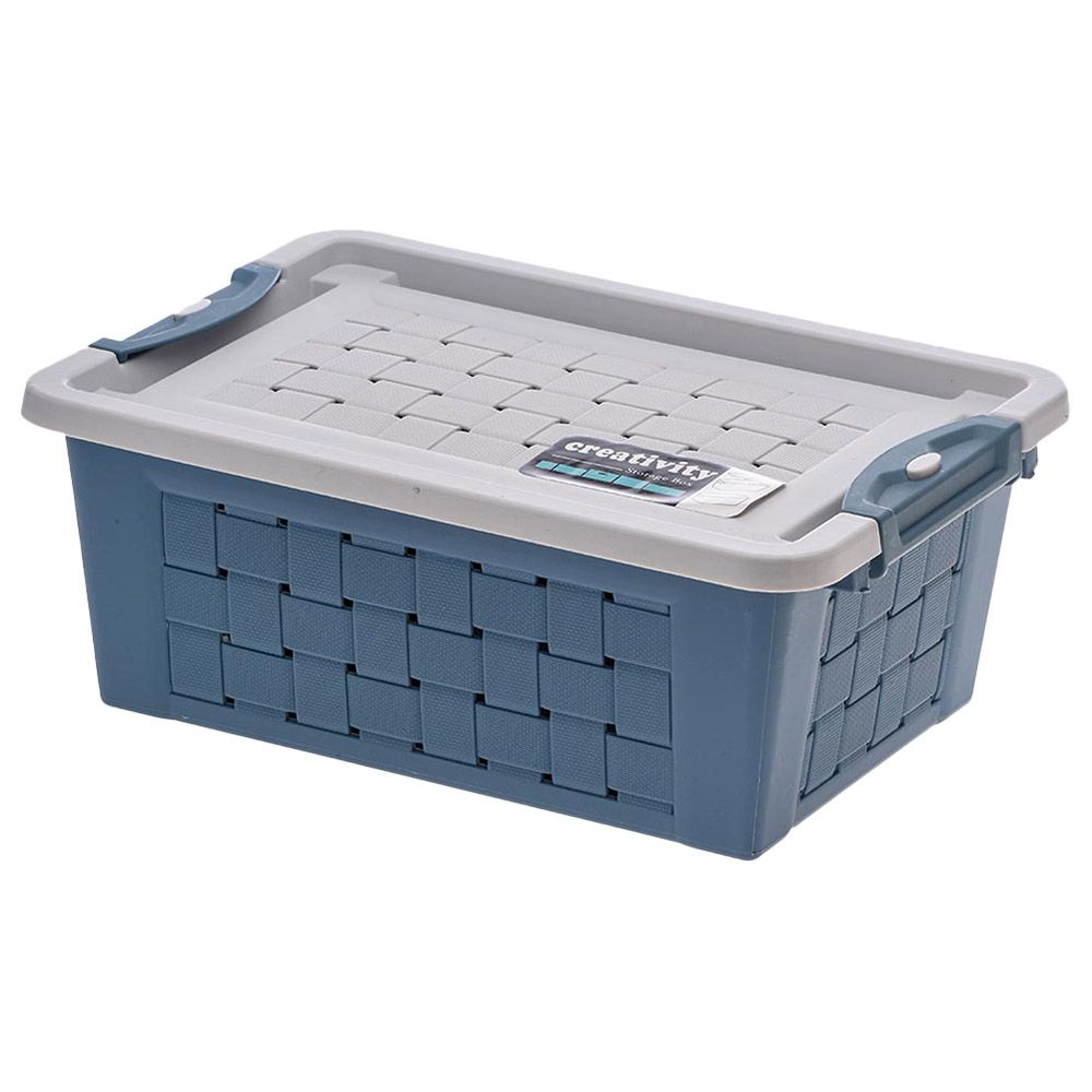 Yubiso - Lockable Plastic Storage Box 35cm - Grey