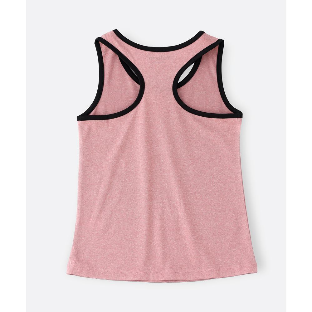 Jelliene - Knit Vest W/ Print - Pink