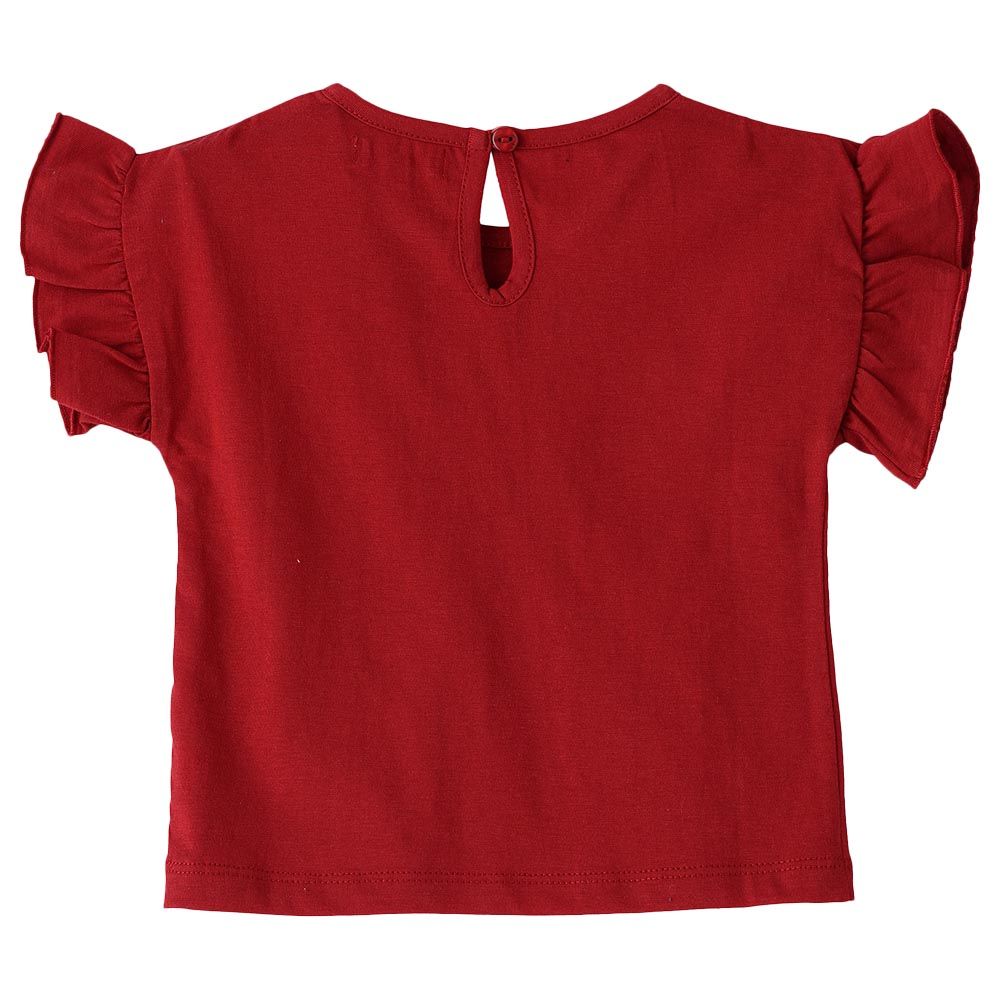 Jelliene - Good Vibes Knit Top - Red