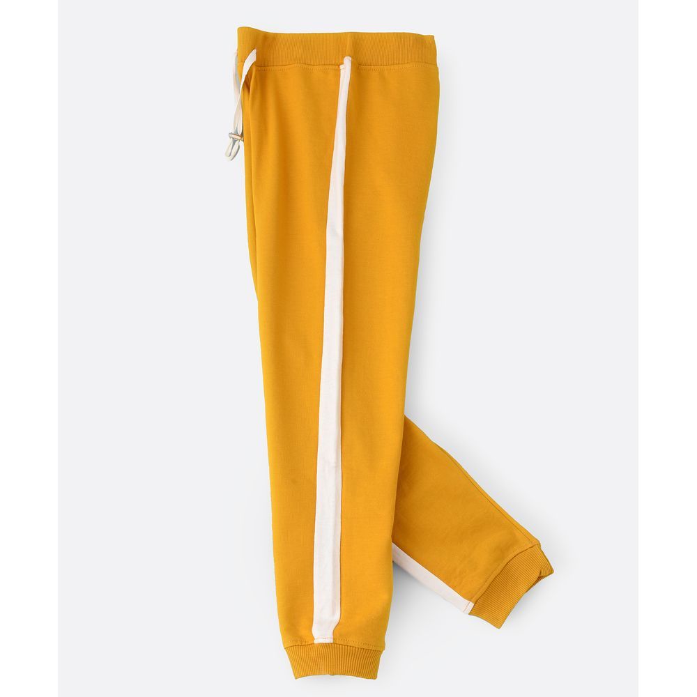 Jelliene - Solid Jogger W/ Elastic At Bottom - Yellow