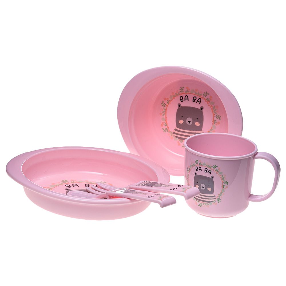 Uniq Kidz - Nanny Feeding Set - Pink