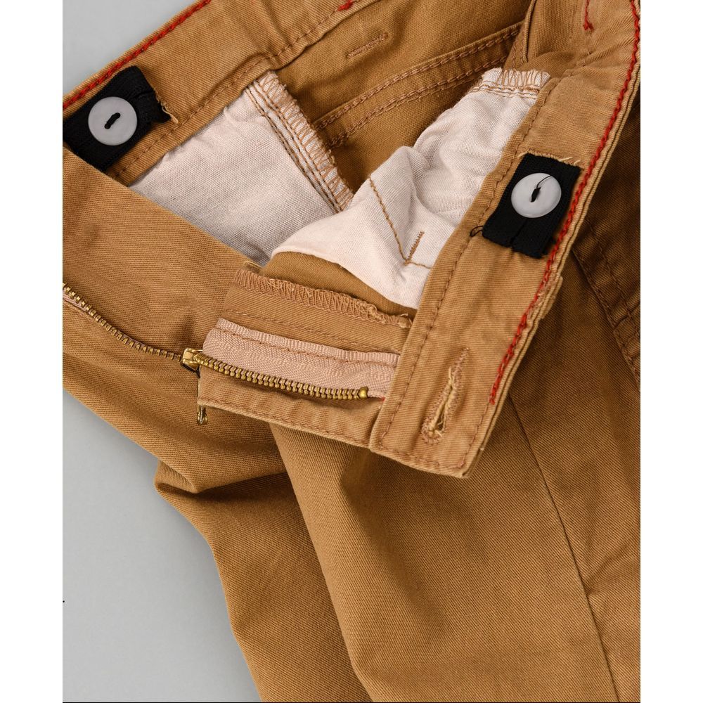 Jam - Woven Trousers With Patch Pockets - Brown