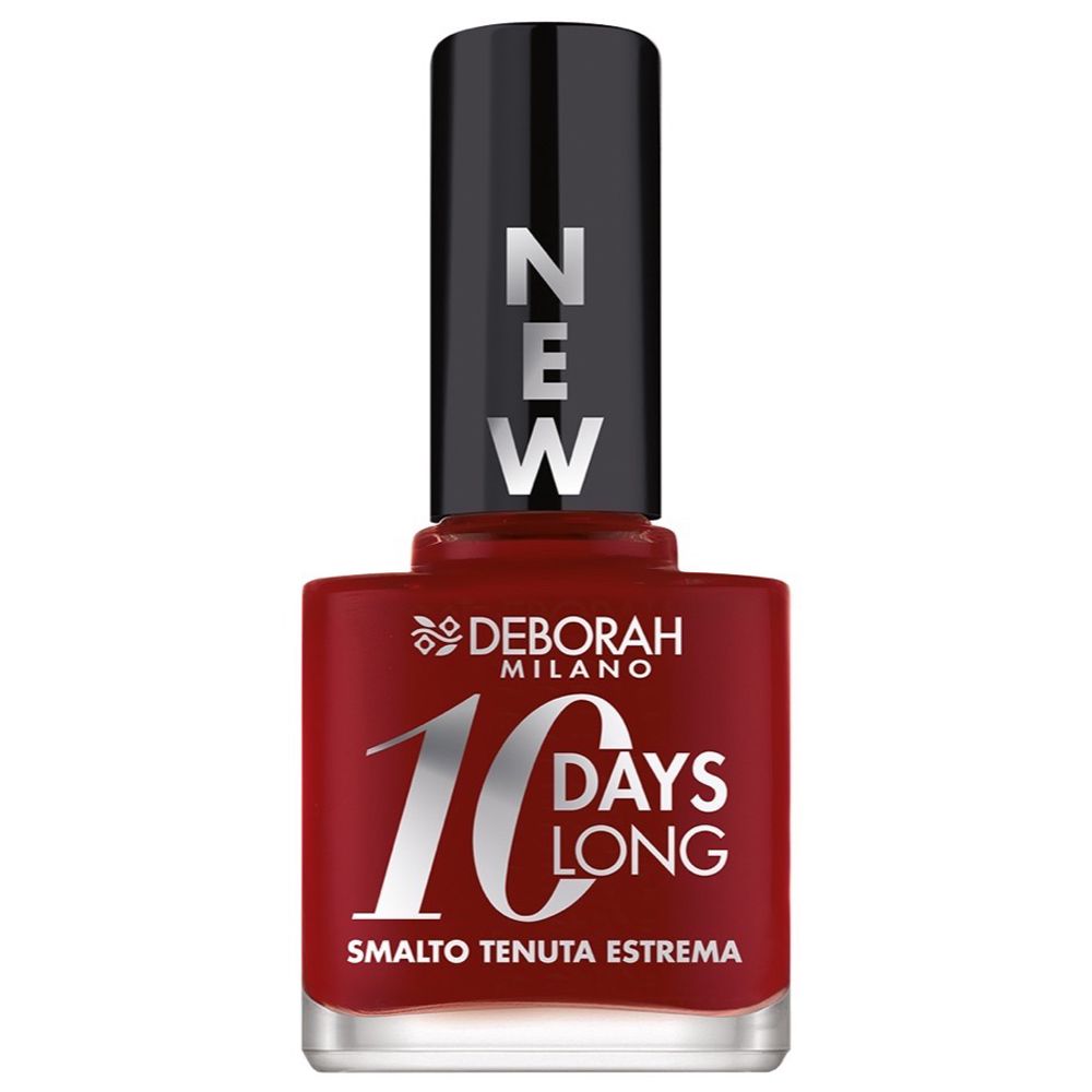 Deborah Milano - 10 Days Long Nail Enamel - 161 Dark Red