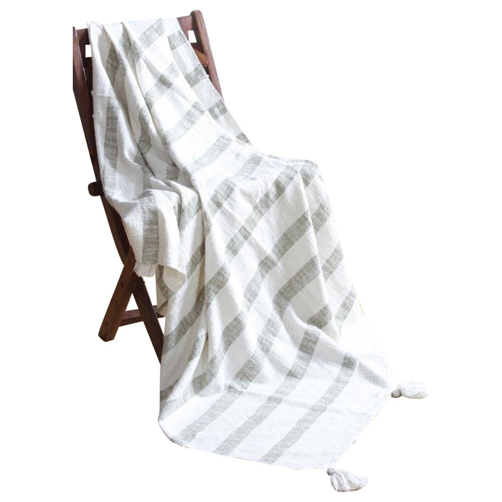 Cherrypick - Cotton Throw W/ Tassels - Assorted