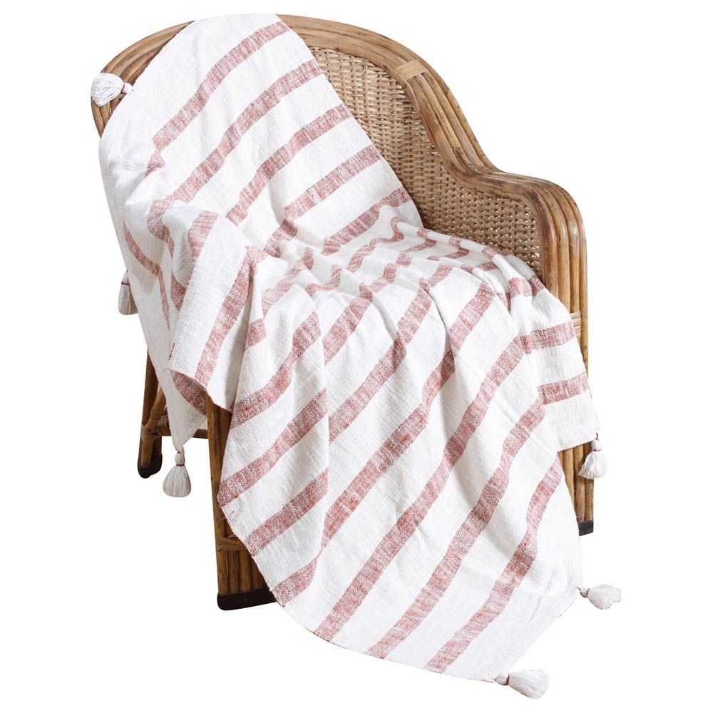 Cherrypick - Cotton Throw W/ Tassels - Assorted