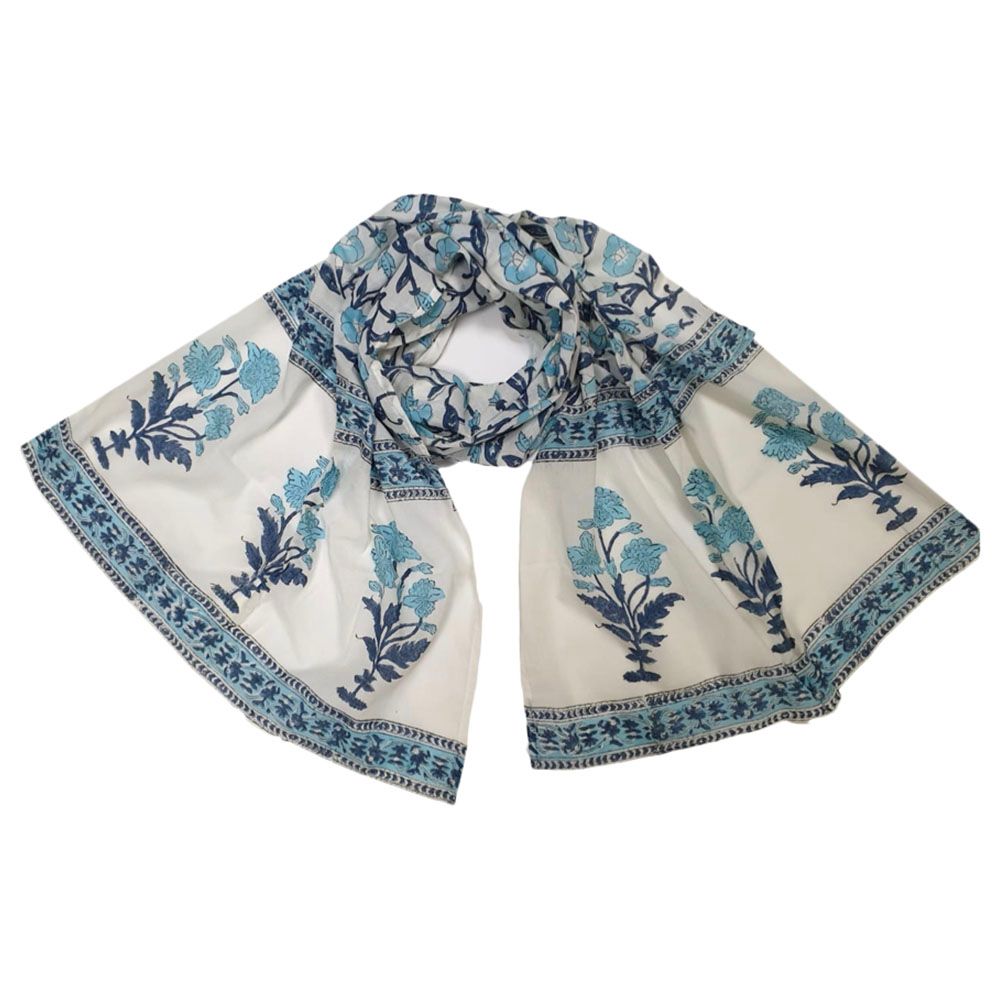 Cherrypick - Cotton Handprinted Scarf