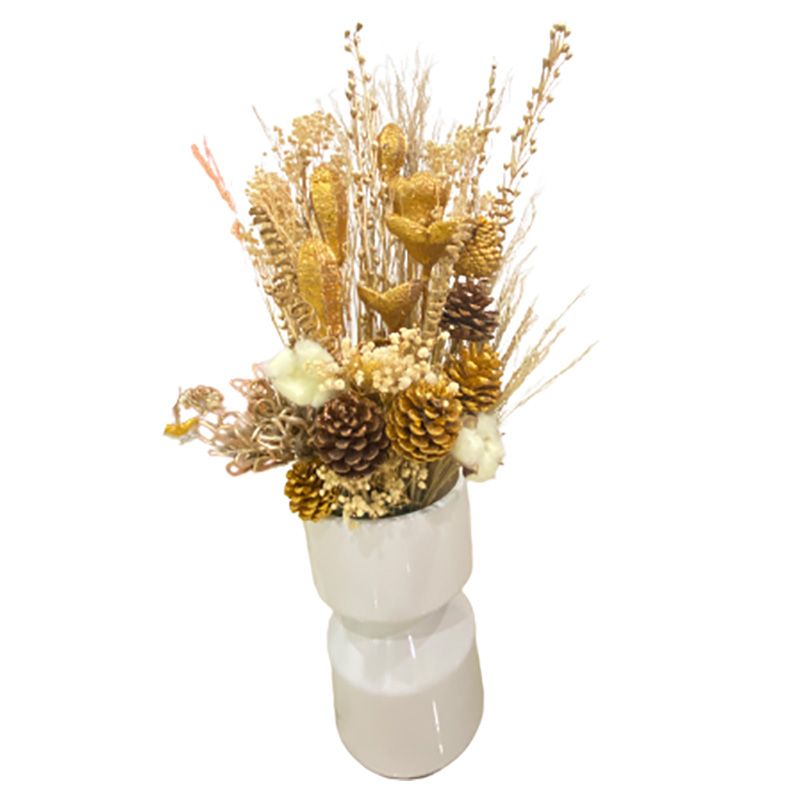 Eco Flowers - Dried Flowers Bouquet - Golden Charm