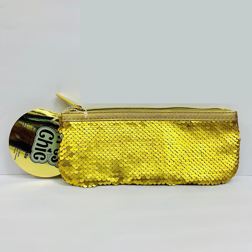 Helix Oxford - Pencil Pouch Glitter Gold/Pink