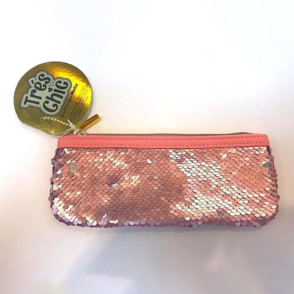 Helix Oxford - Pencil Pouch Glitter Gold/Pink