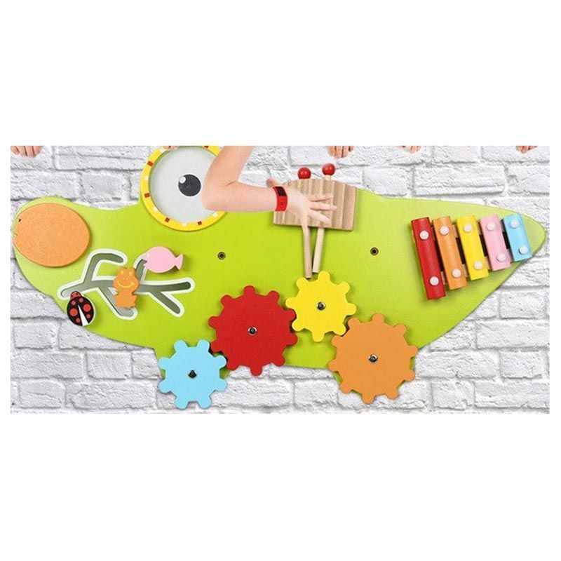 Mindset - Wooden  Activity Puzzle Wall Game Crocodile