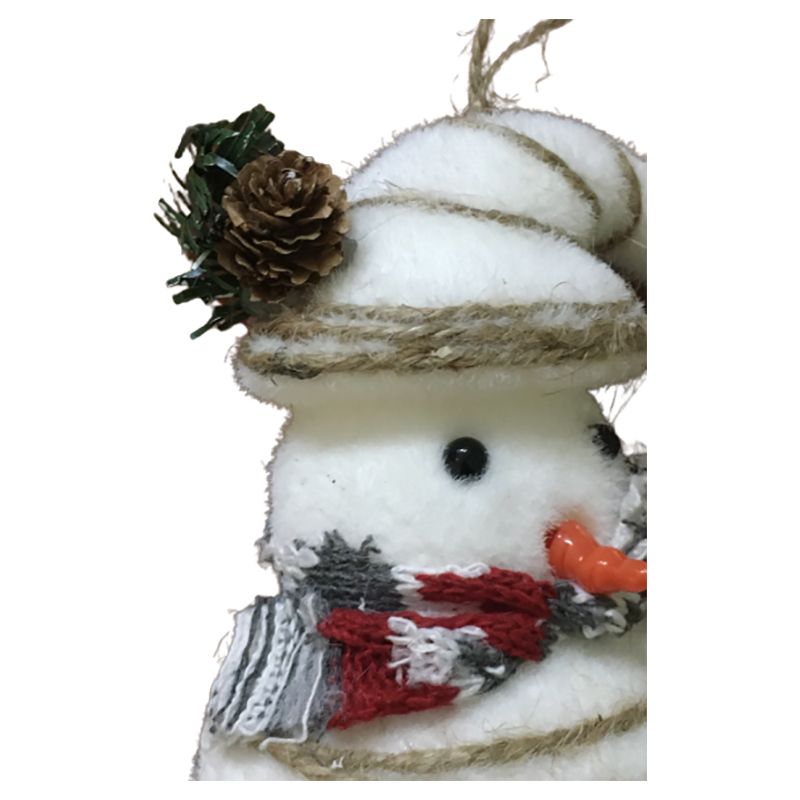 Merry Christmas - Snow Man Hanging Decoration 15cm