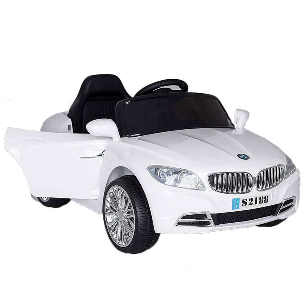 Megastar - BMW 6v Coupe Style Ride On - White