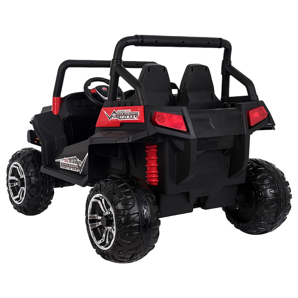 Megastar - 2 Seater Army Edition SUV Trunker Ride On 12V Red