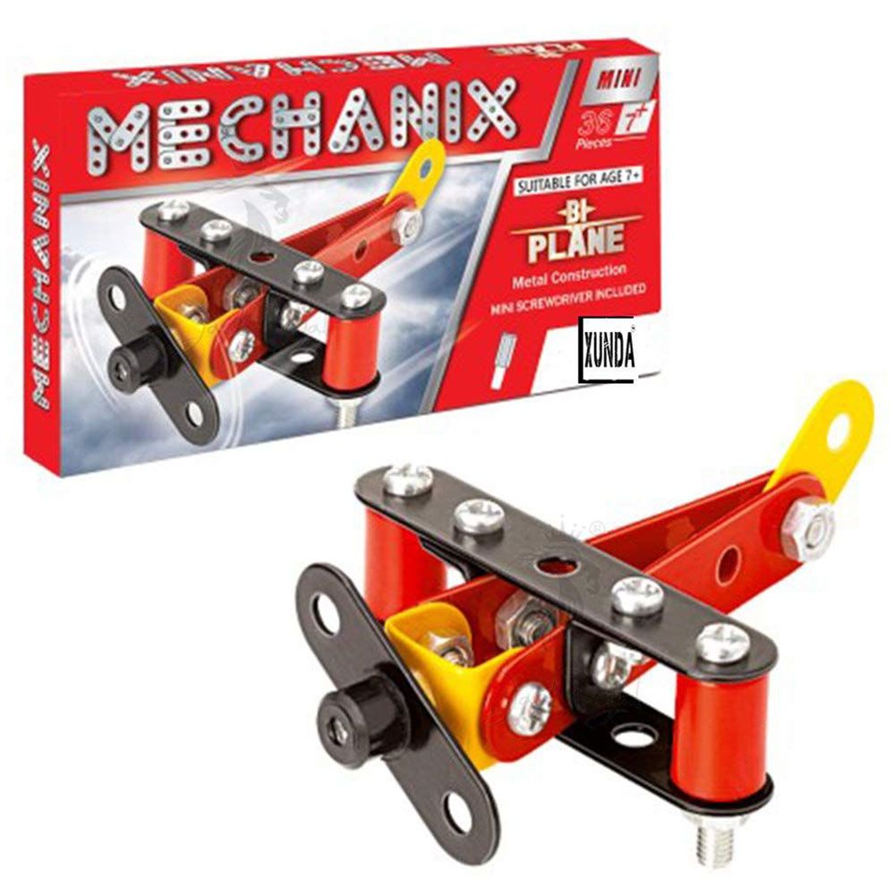 Mechanix - Mini Plane 36 Parts Construction Set