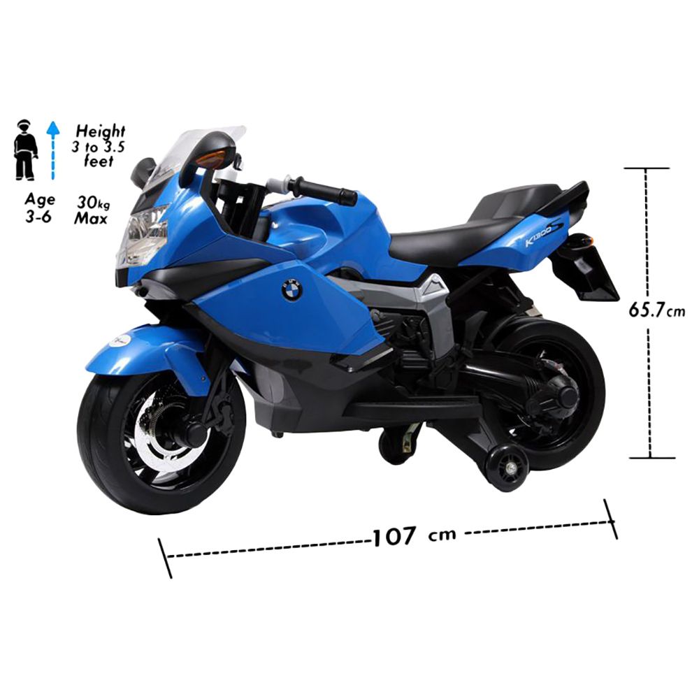 Megastar - Licensed 6V Ride on BMW Bike - Blue