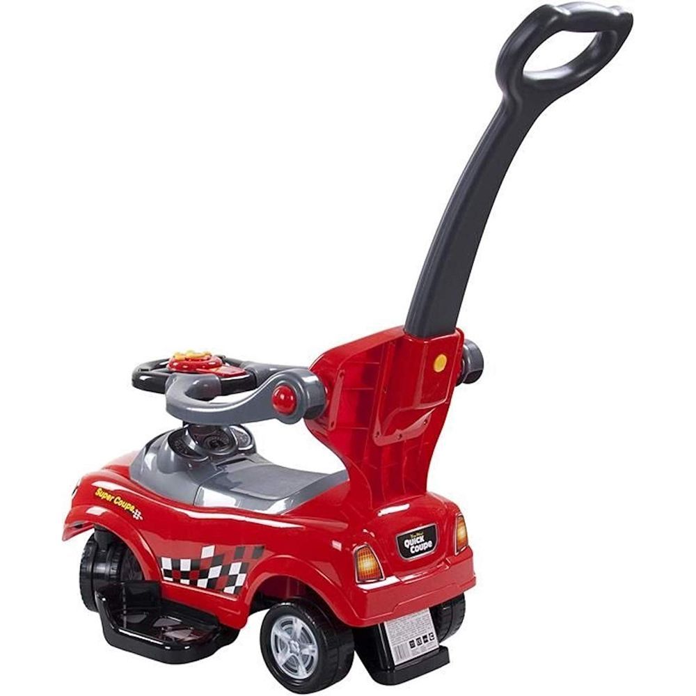 Megastar - My Lil Sunshine Push Car With Handle - Red