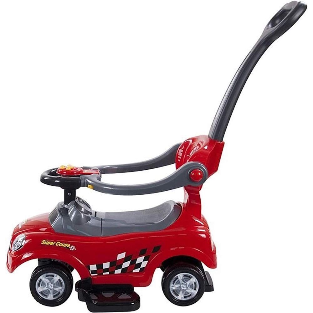 Megastar - My Lil Sunshine Push Car With Handle - Red