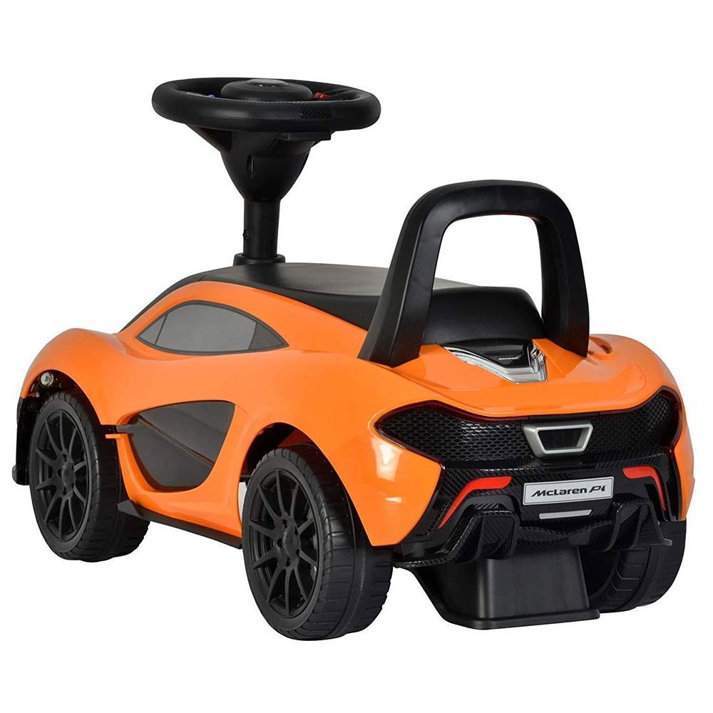 Megastar - Licensed Mc Larren Push Car - Orange