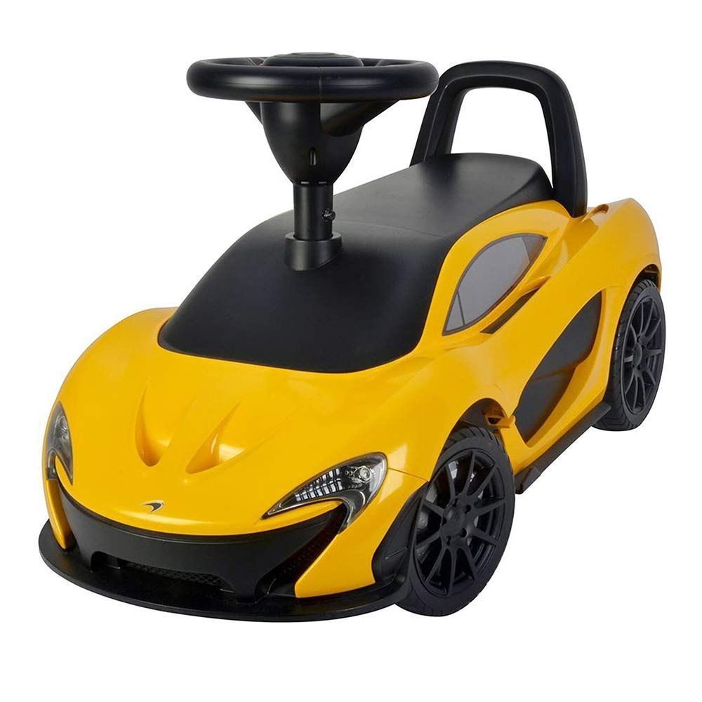 Megastar - Licensed Mc Larren Push Car - Yellow