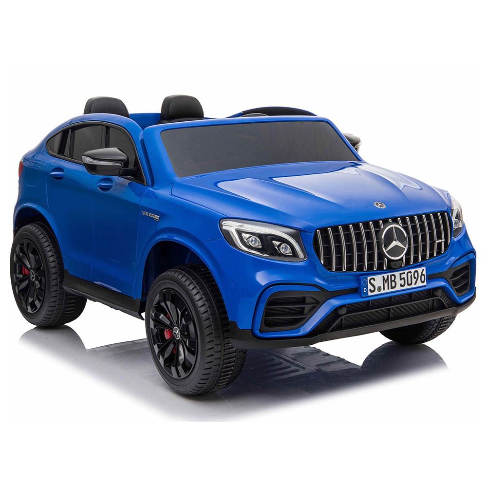 Megastar Licensed 12V Mercedes GLC63S with Rubber Tyre Blue