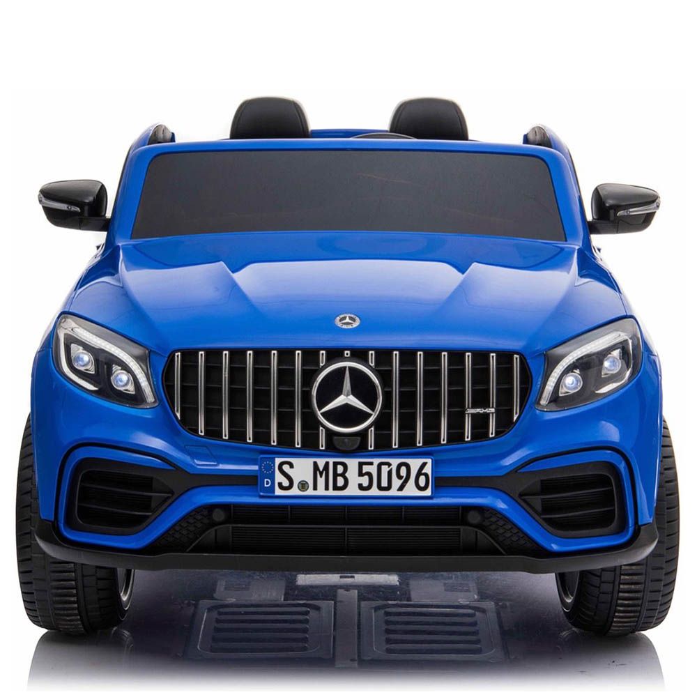 Megastar Licensed 12V Mercedes GLC63S with Rubber Tyre Blue