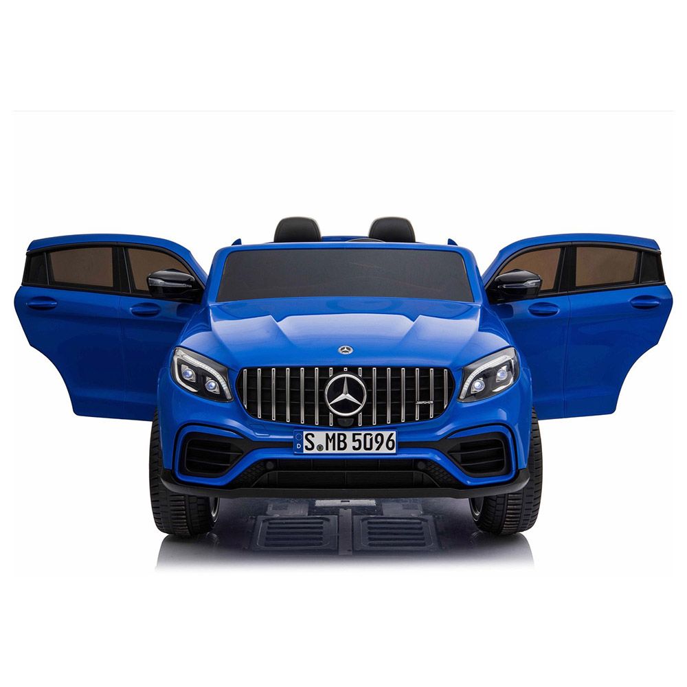 Megastar Licensed 12V Mercedes GLC63S with Rubber Tyre Blue