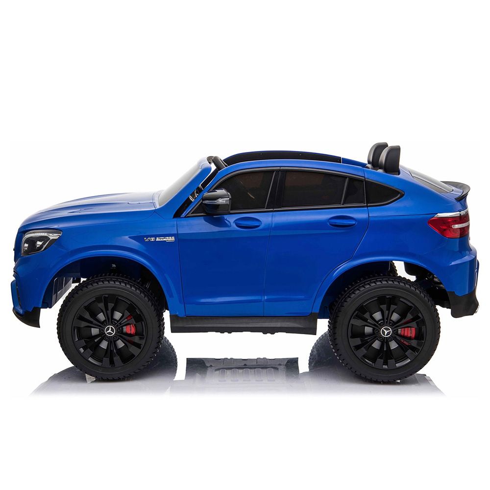 Megastar Licensed 12V Mercedes GLC63S with Rubber Tyre Blue