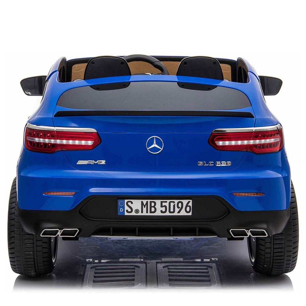 Megastar Licensed 12V Mercedes GLC63S with Rubber Tyre Blue