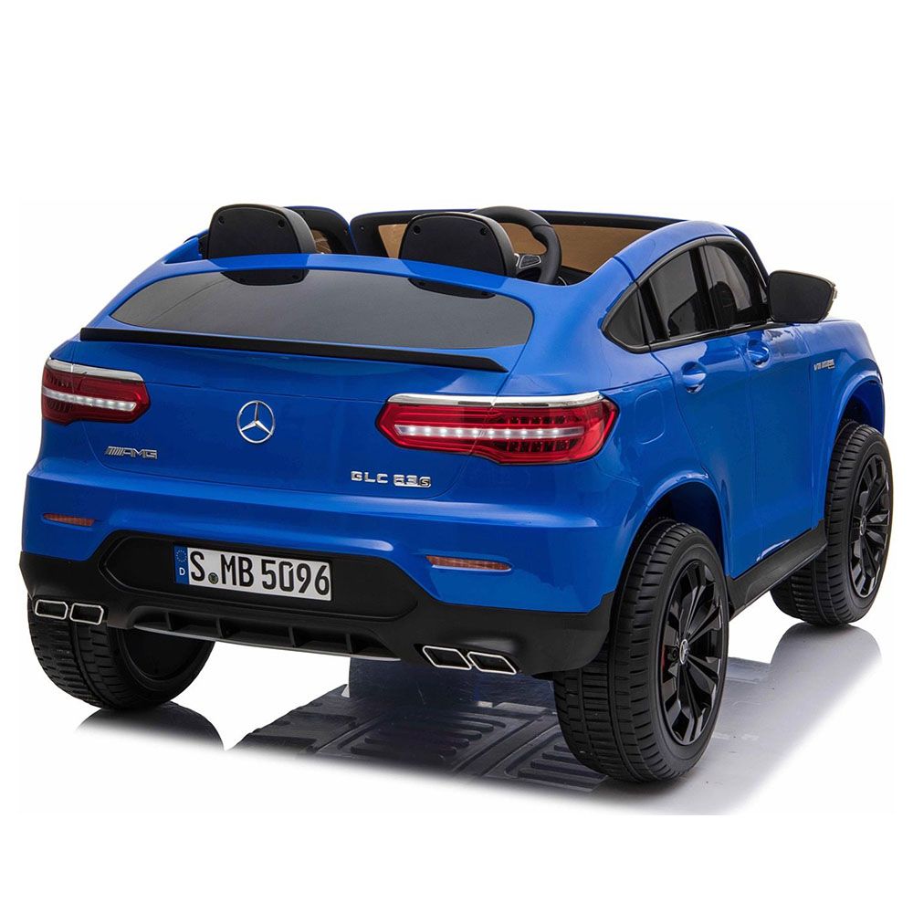 Megastar Licensed 12V Mercedes GLC63S with Rubber Tyre Blue